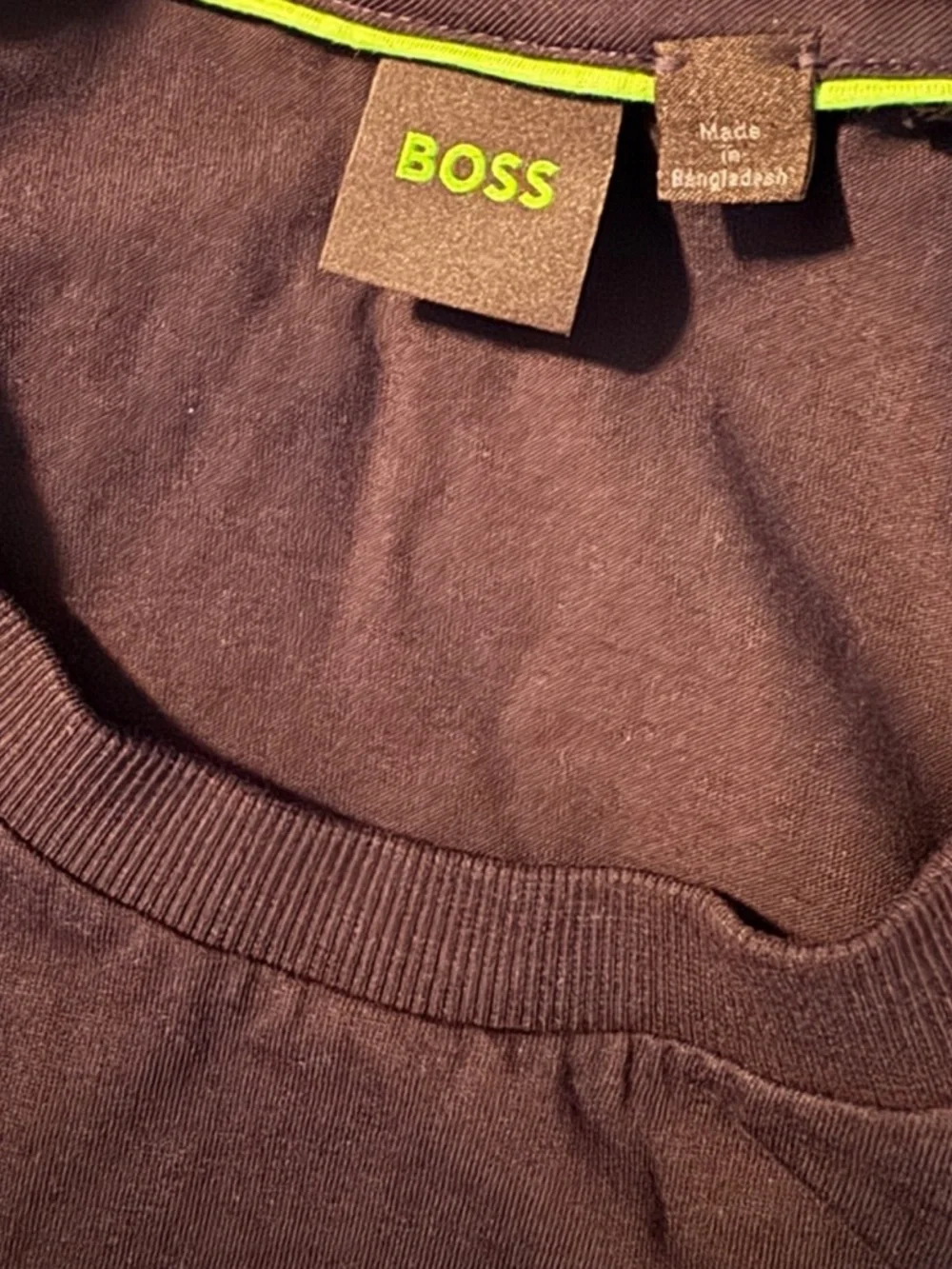 Hugo Boss Black Short-Sleeve Tee with White BOSS Logo - Picture 2 of 3